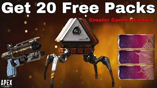 Get 20 Free Apex Packs - Creator Commissioner Event