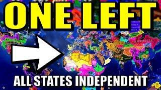 All States Independent Until 1 Country Left! | Hearts of Iron 4 [HOI4 Battle Royale Mod]