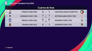 Spain 2012 vs Germany 1972 - UEFA Euro Champions Cup 2024 - Quarterfinals