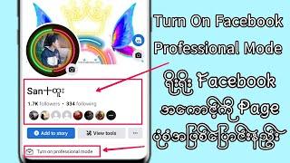 Fix Facebook Professional Mode Option Not Showing In Facebook |  Turn On / Off Professional Mode