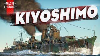 IJN Kiyoshimo и японские эсминцы в War Thunder!