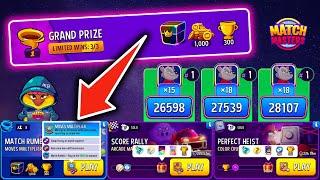 MATCH MASTERS x2 Solo: Arcade Man & Color Crush // x3 Rumble: Puss on Multiplier Madness