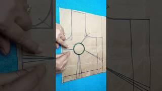 4 Tucks blouse drafting Idea #short #shorts #shortsfeed