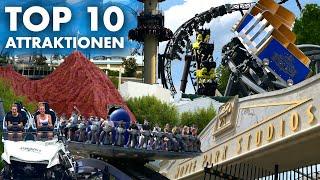 TOP 10 Fahrgeschäfte im Movie Park Germany 