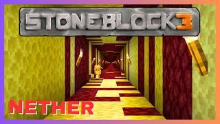 Stoneblock 3 Adventures: Surviving the Underground Nether!