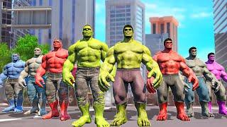 Hulk Smash War | Hulk vs Red Hulk vs Blue Hulk vs Grey Hulk - What If