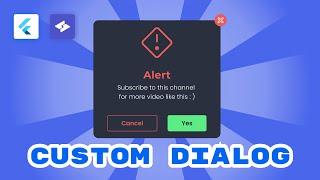How to Create an Impressive Custom Dialog... in Under 5 Minutes! with flutter