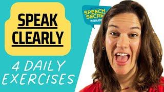 Speak More Clearly: 4 Speech Therapy Exercises for Articulation!