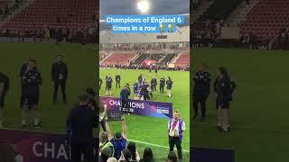 Champions of England 6 in a row 