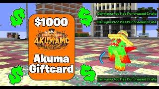 THE OWNER GAVE ME $1000 TO SPEND ON OP Prison | AkumaMC