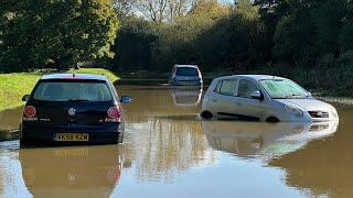 Not 1..Not 2..But 3!! || UK Flooding Fails || Vehicles vs Floods compilation || #175