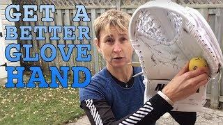 How hockey goalies get a better glove hand