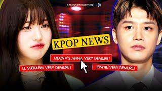 Kpop News: Jennie Very Demure! Formerly NCT's Taeil's SHOOKING Scandal. MEOVV's Anna Visual Goddess!