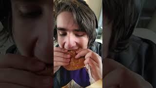 eating a whopper