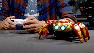 Interactive battling Spider-Bot unboxing (Avengers Campus toy)