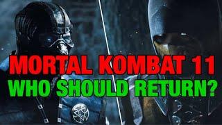 MORTAL KOMBAT 11: WHICH CHARACTERS SHOULD RETURN? / Mk 11 leaks / Mortal Kombat 11 2019