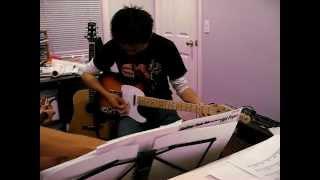 Super Rock Star - Denvid's First Guitar Video - The Star Spangle Banner