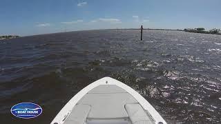 Boating Through The Boat House Canal in Cape Coral, Florida.