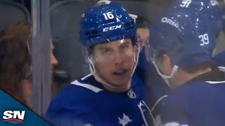 Maple Leafs' Mitch Marner Banks In Wild Goal From Impossible Angle