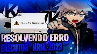 Como Resolver failed to find Roblox process krnl-injector do Roblox! l 2023 atualizado TRIGON/KRNL