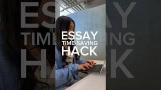 My FAVORITE time-saving hack for writing essays!