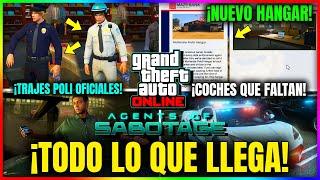 TODO LO NUEVO QUE LLEGA A GTA5 Online! NUEVO HANGAR, TRAJES POLI OFICIALES, LAMAR, TODO EL DRIP-FEED