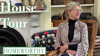 HOUSE TOUR | Inside an Antique Textile Dealer's Layered London Home