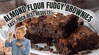 Seriously Fudgy Almond Flour Brownies (Gluten-Free Recipe)