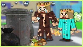 ZENGİN AİLESİ ÇÖPTE YAŞAMAYA BAŞLADI!  - Minecraft ZENGİN FAKİR HAYATI