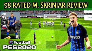 98 RATED M. SKRINIAR REVIEW INTER MILAN PES 2020| FEATURED PLAYER SKRINIAR PES 2020| PES TIPS WORLD