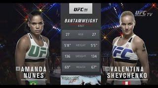 Amanda Nunes vs Valentina Shevchenko UFC 196  FULL FIGHT- UFC Women's Bantamweight Championship