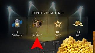 WoT Blitz Awesome Draw - Looks like it's a Black Box Draw with Free Gold!!!
