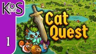 Cat Quest Ep 1: CUTE KITTY... DRAGONBLOOD??? - Punny Kitty RPG! - Let's Play, Gameplay