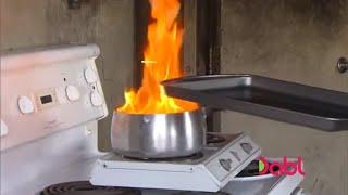 How to put out a KITCHEN FIRE