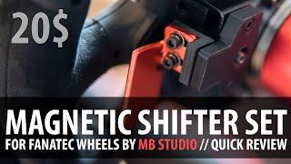 MB Studio Magnetic Shifter Set for Fanatec Wheels - Quick Review