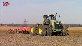 JOHN DEEERE 9510R Tractor and KUHN KRAUSE 4850 DOMINATOR