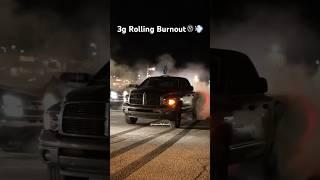 Late night, shenanigans with trucks ￼#CapturedByBarrett #ramtrucks #rollingburnout #trucks #fyp