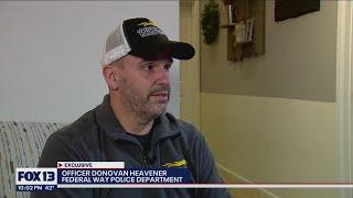 Federal Way police officer speaks out for the first time