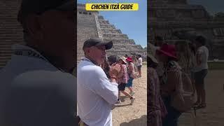 Chichen itzá with guide