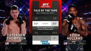 UFC Orlando : Томпсон VS Холлэнд