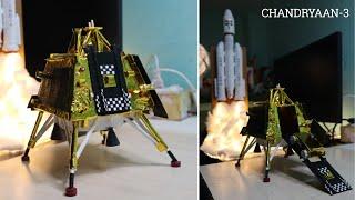 DIY | CHANDRAYAAN-3 Vikram Lander and Pragyan Rover Model Making from Cardboard