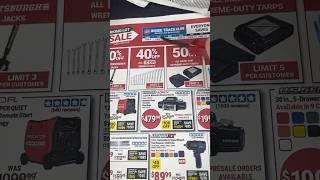June parking lot sale @harborfreight