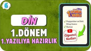 6.Sınıf Din 1.Dönem 1.Yazılıya Hazırlık  #2023