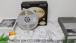 PAUTIX Ultra Long CCT COB LED Strip Light Kit