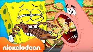 Губка Боб | Губка Боб ПИРШЕСТВУЕТ 60 минут подряд  | @SpongeBobOfficial | Nickelodeon Cyrillic