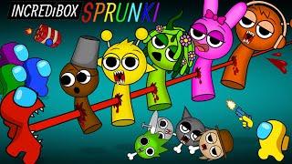 어몽어스Among Us sticks out its tongue to spear TOP INCREDIBOX SPRUNKI | Incredibox Sprunki Animation