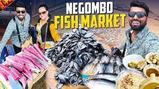 Negombo FISH Market & Srilankan தமிழ் Fisherman Breakfast 