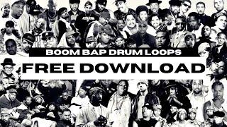ROYALTY FREE ALL TIME HIP HOP/BOOM BAP DRUM LOOPS