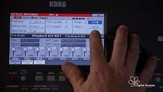 Как создать стиль на синтезаторе Korg PA600. Часть 1