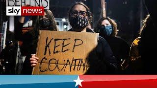 US Election: Protesters fight for democracy in Pennsylvania